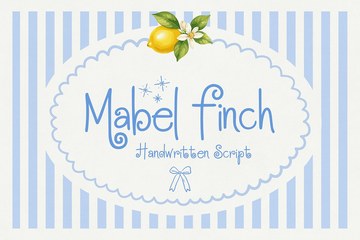 Mabel Finch趣味手写英文字体