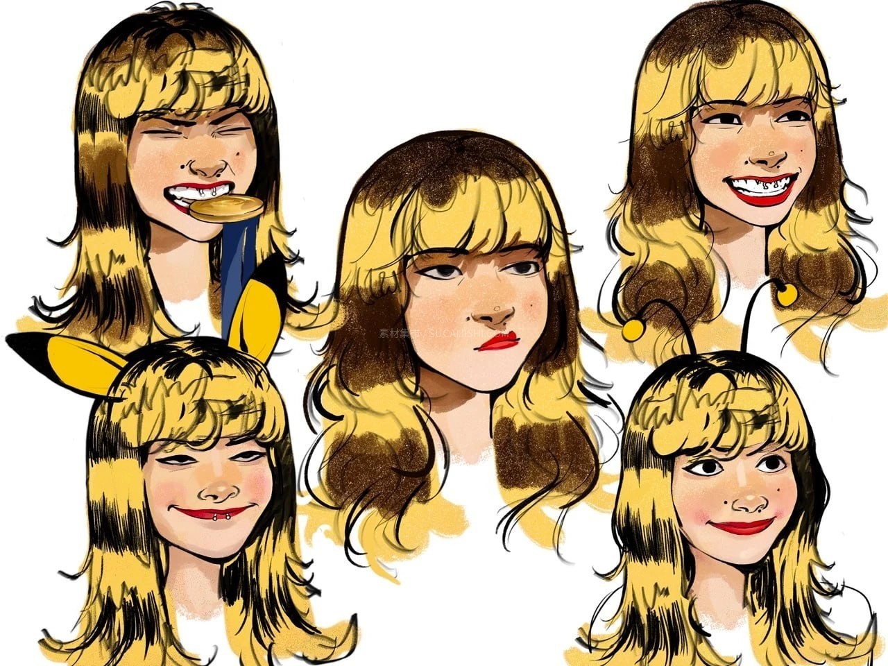 20支Procreate全能美漫线稿笔刷