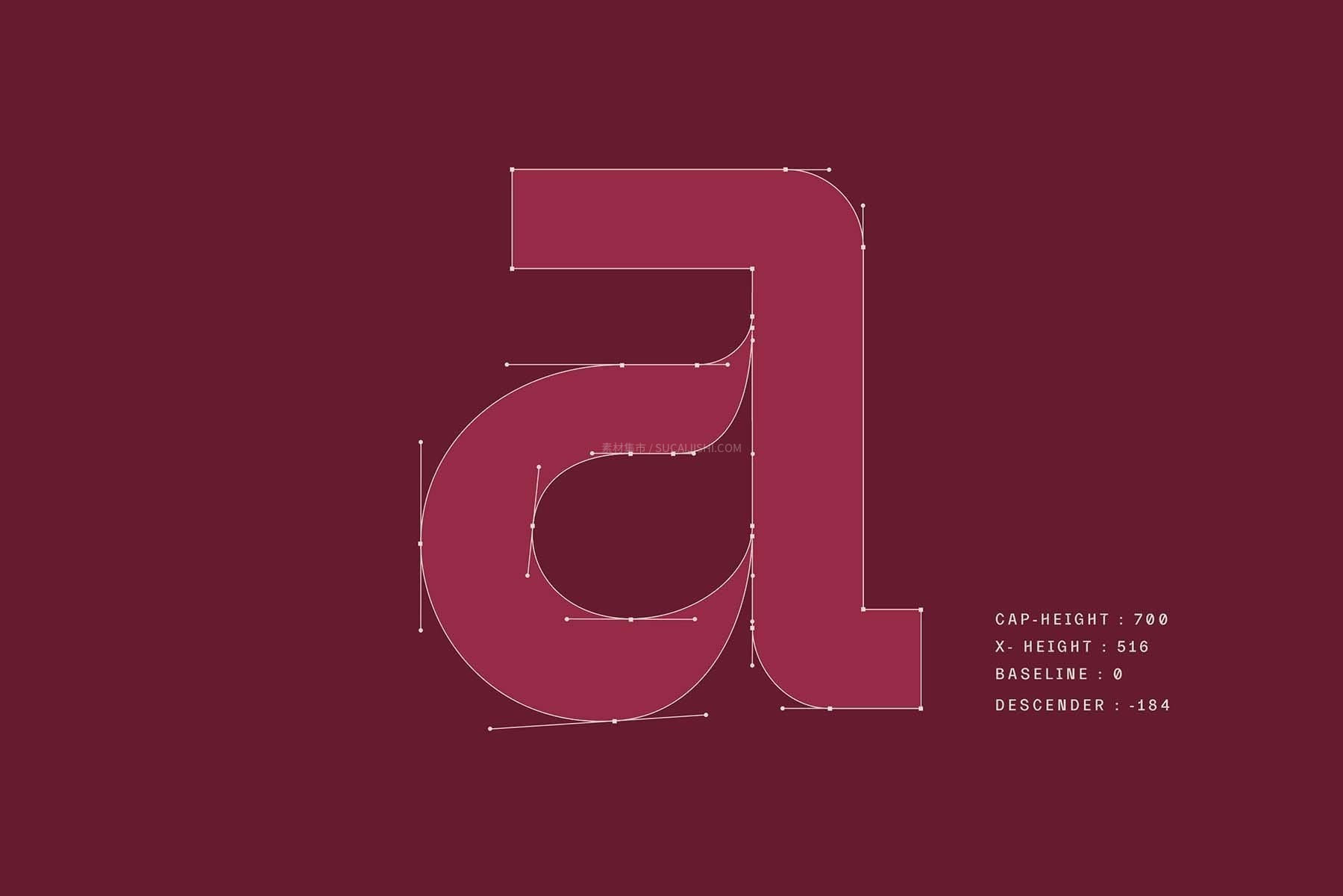 Almarena 全系列字体套件（46款静态+可变字体）
