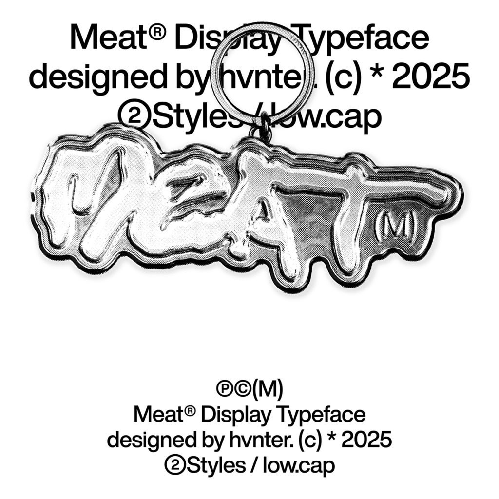 Meat Typeface 酸性粗犷手绘风英文字体