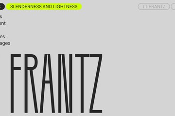 TT Frantz v1.01 装饰艺术风纤细可变展示字体家族