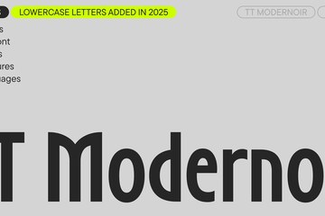 TT Modernoir v2.0 法式复古黑色电影风可变无衬线展示字体家族