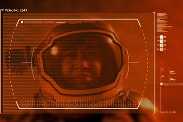 科幻瞄准镜与信息框AI矢量素材