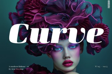 Curve 优雅新古典衬线字体家族