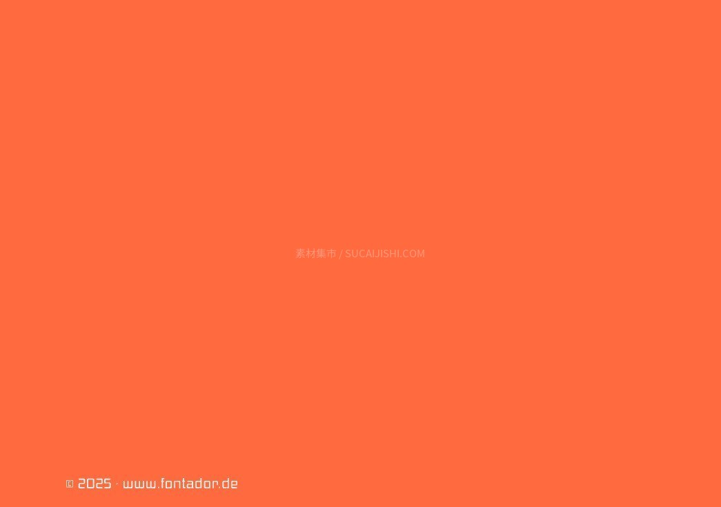 Discovery 经典复古科幻字体