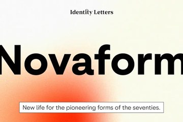 Novaform 几何无衬线可变字体家族