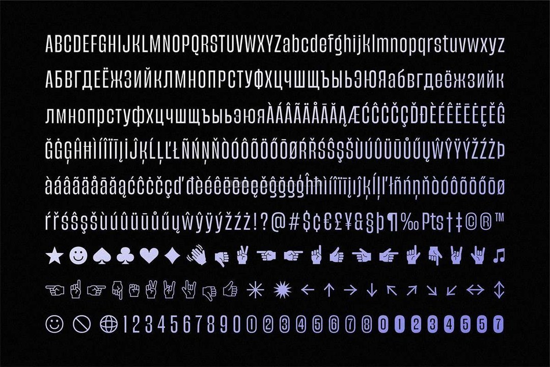Spanik 现代超级排版工程级可变字体家族