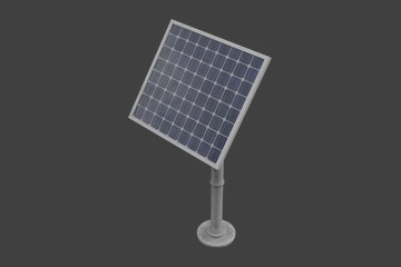 立柱式太阳能光伏板