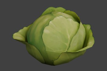 绿叶卷心菜