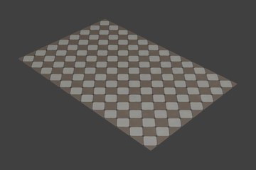 彩色棋盘地砖B型