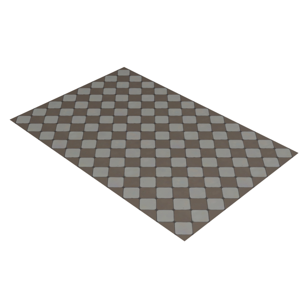 彩色棋盘地砖B型