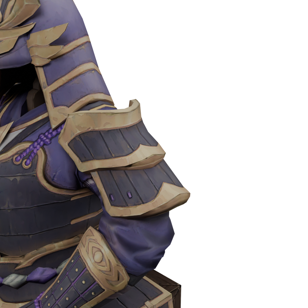 紫金武士铠甲陈列 · 局部特写