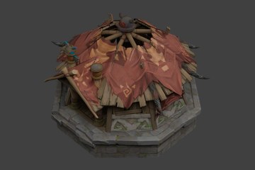 丘丘风格前哨小屋
