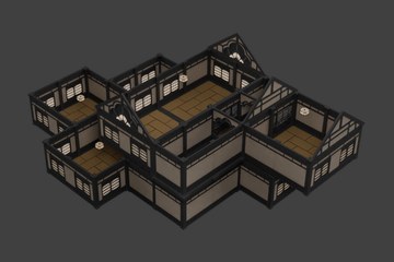 稻妻宅邸室内空间