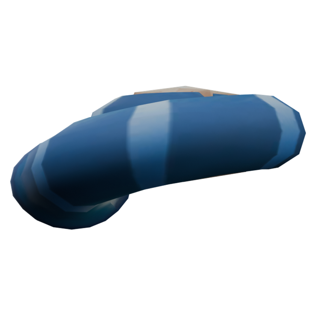 星纹蓝海螺 · 正立面 / 侧面平视