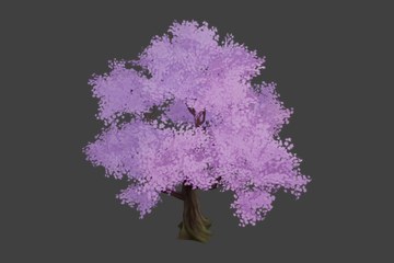 粉紫花树