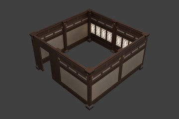 木框室内墙体 A