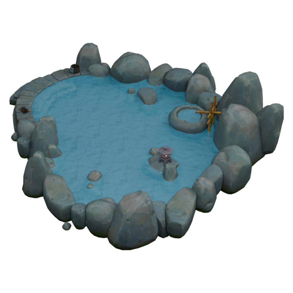 白石温泉池