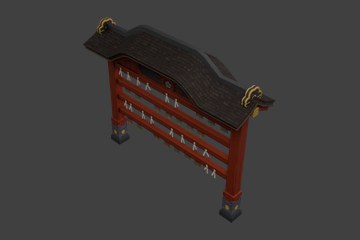 红色签纸悬挂架