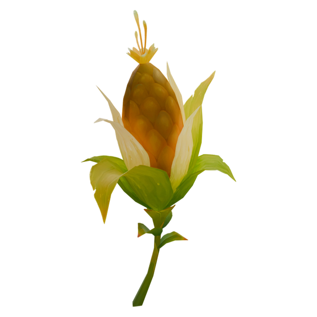 玉米植株 · 微俯仰特征视角