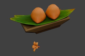 小鸟造型糕点