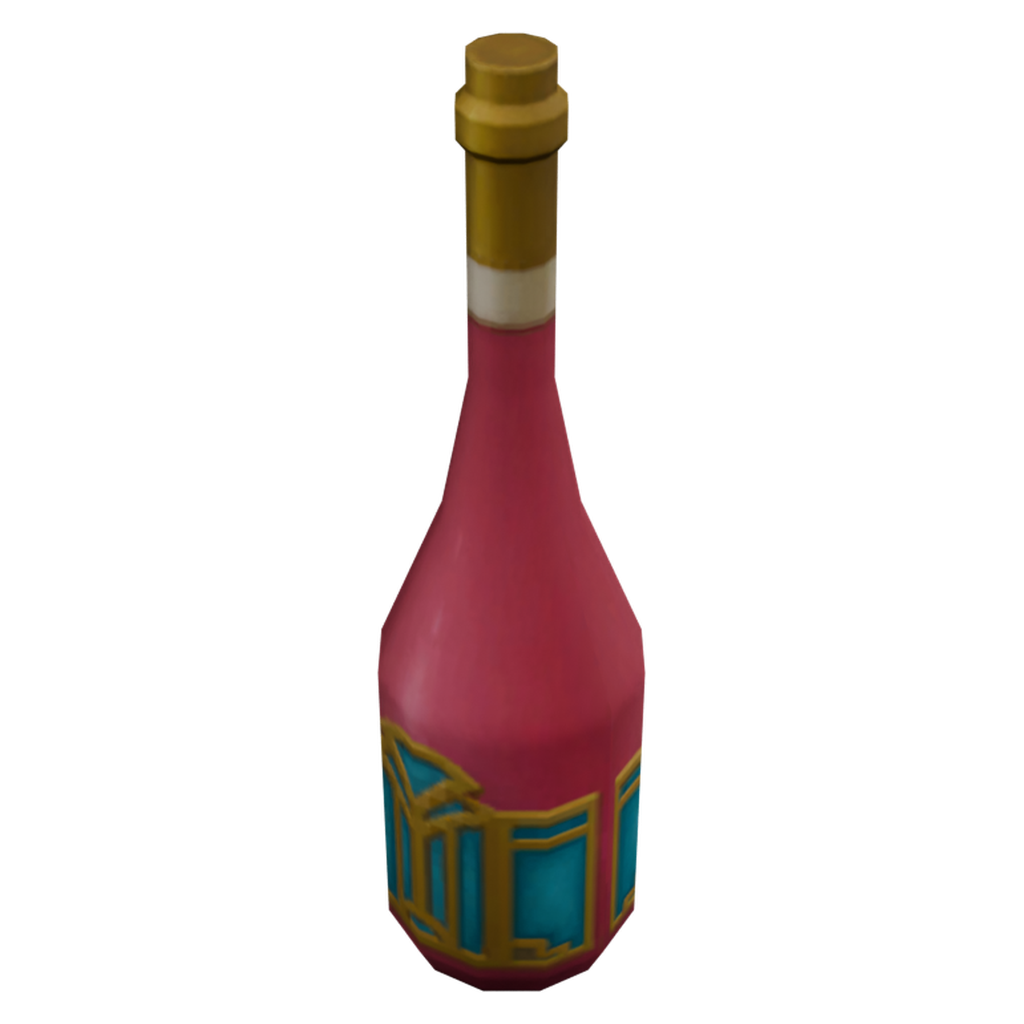 红色长颈酒瓶