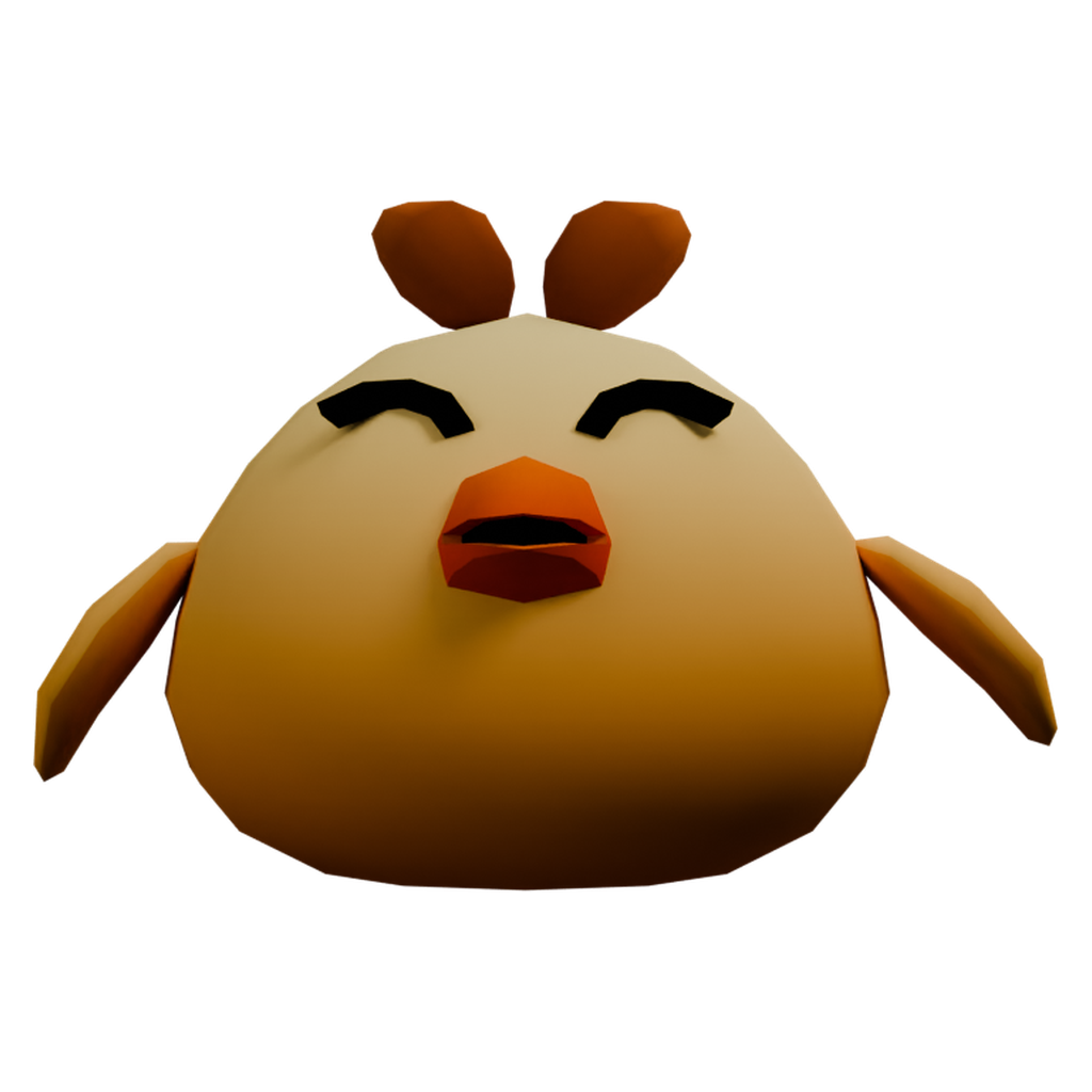 雏鸡怪 · 正立面 / 侧面平视
