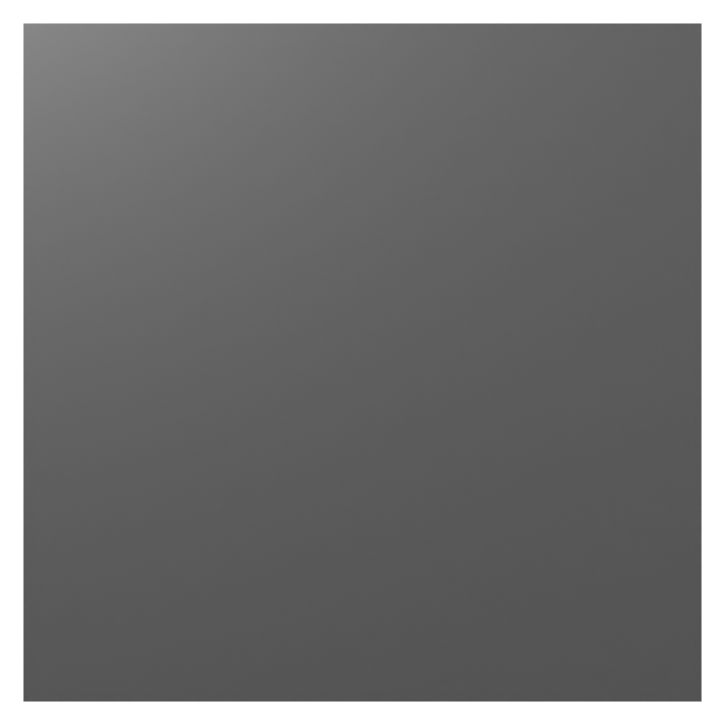 灰色抽象块体 1.0型 01 · 正立面 / 侧面平视