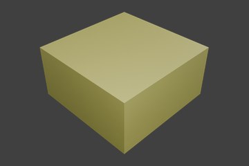 绿色抽象块体 0.5型 01