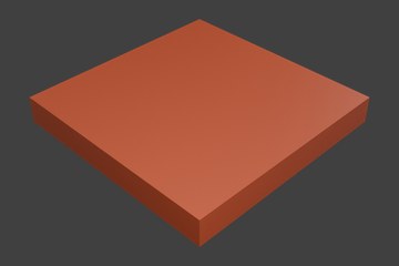 红色抽象块体 0.125型 01