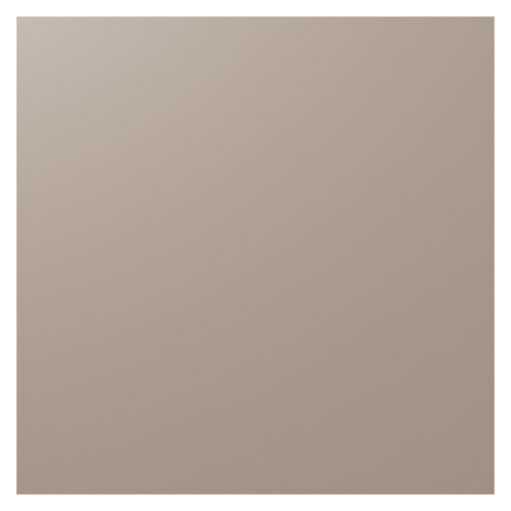 米色抽象块体 1.0型 01 · 正立面 / 侧面平视