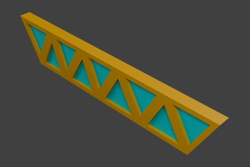 金色丛林神殿V纹饰牌宝石造型 01