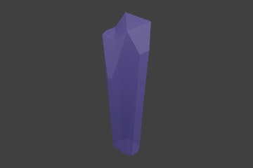 紫色单体晶体 01