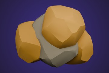 金矿石图标