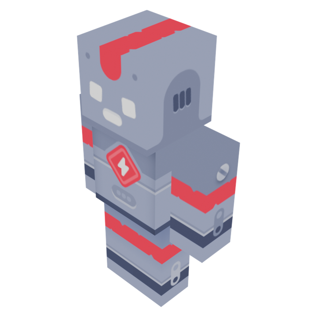 闪电徽标机器人