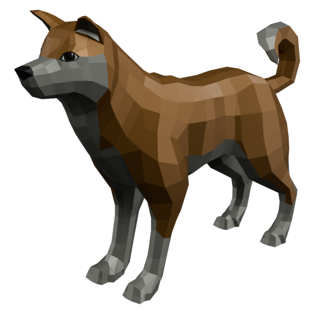 柴犬 · 微俯仰特征视角