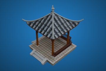 双向台阶方亭13