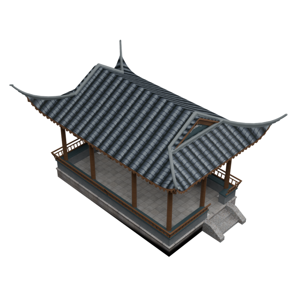 长方歇山亭15