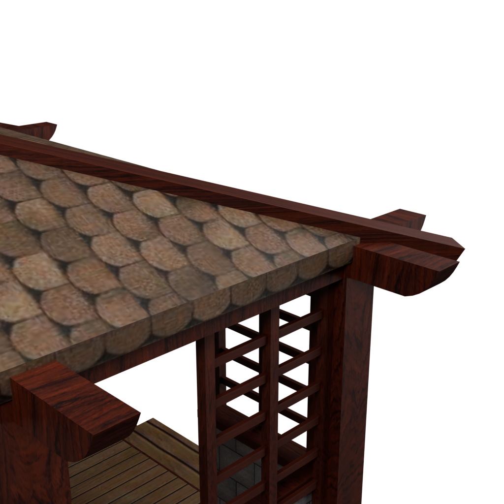 木格栅方亭20 · 局部特写