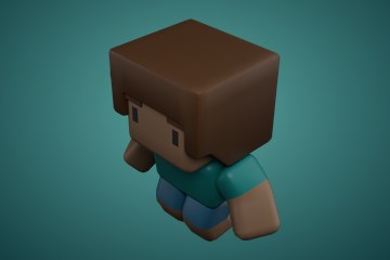棕发青衣男性角色