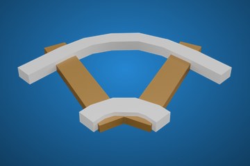 弯曲轨道