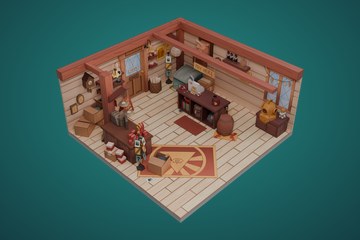 木屋商店室内