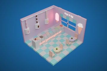 冰淇淋店
