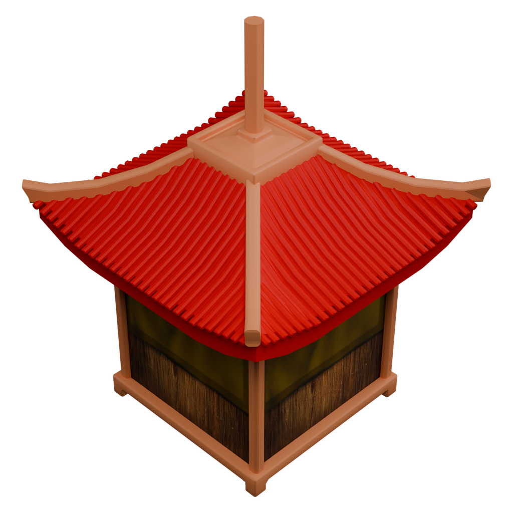 中式亭形节庆装饰