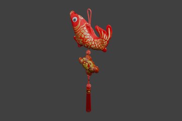 鲤鱼造型春节挂件