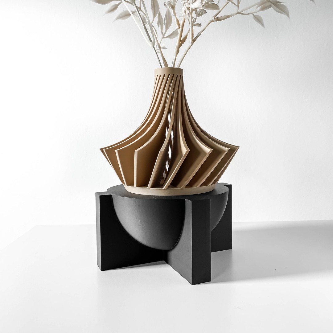 Lasi 现代家居展示架（适用特色物品/蜡烛/植物）3D打印STL模型