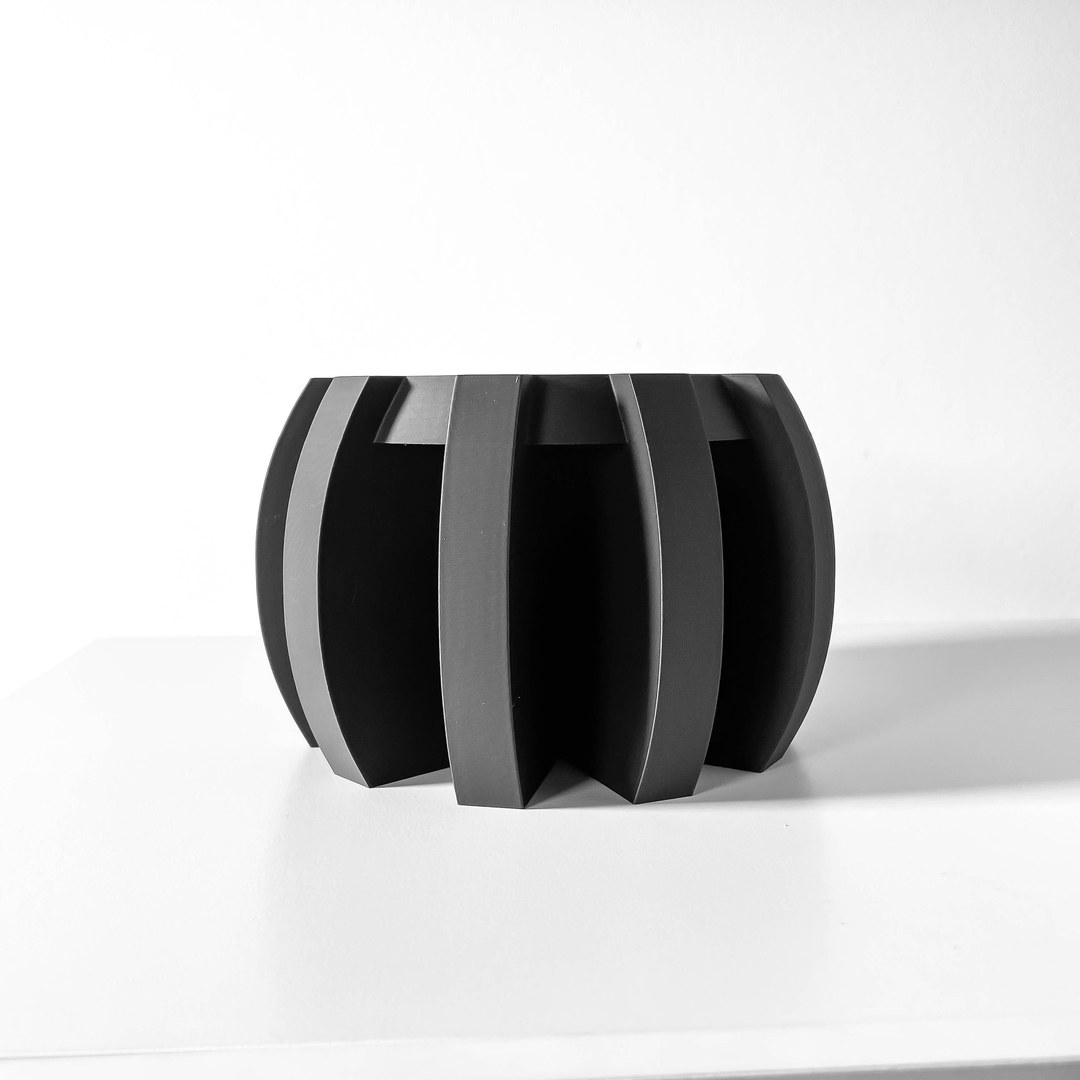 现代植物及特色物品展示架 3D打印STL模型