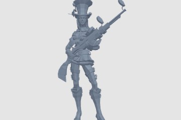 caitlyn_皮城女警 3D打印模型