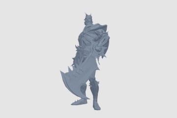 draven_荣耀行刑官 3D打印模型
