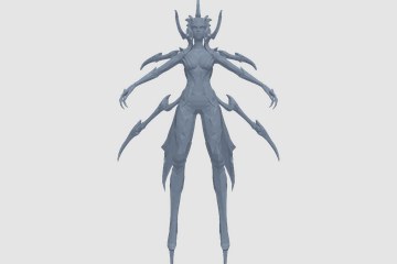 elise_蜘蛛女皇 3D打印模型